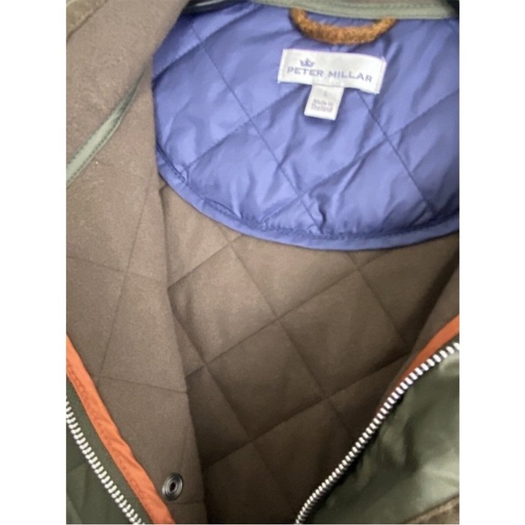 Peter Millar Army Green Quilted Vest Size medium - Picture 8 of 12